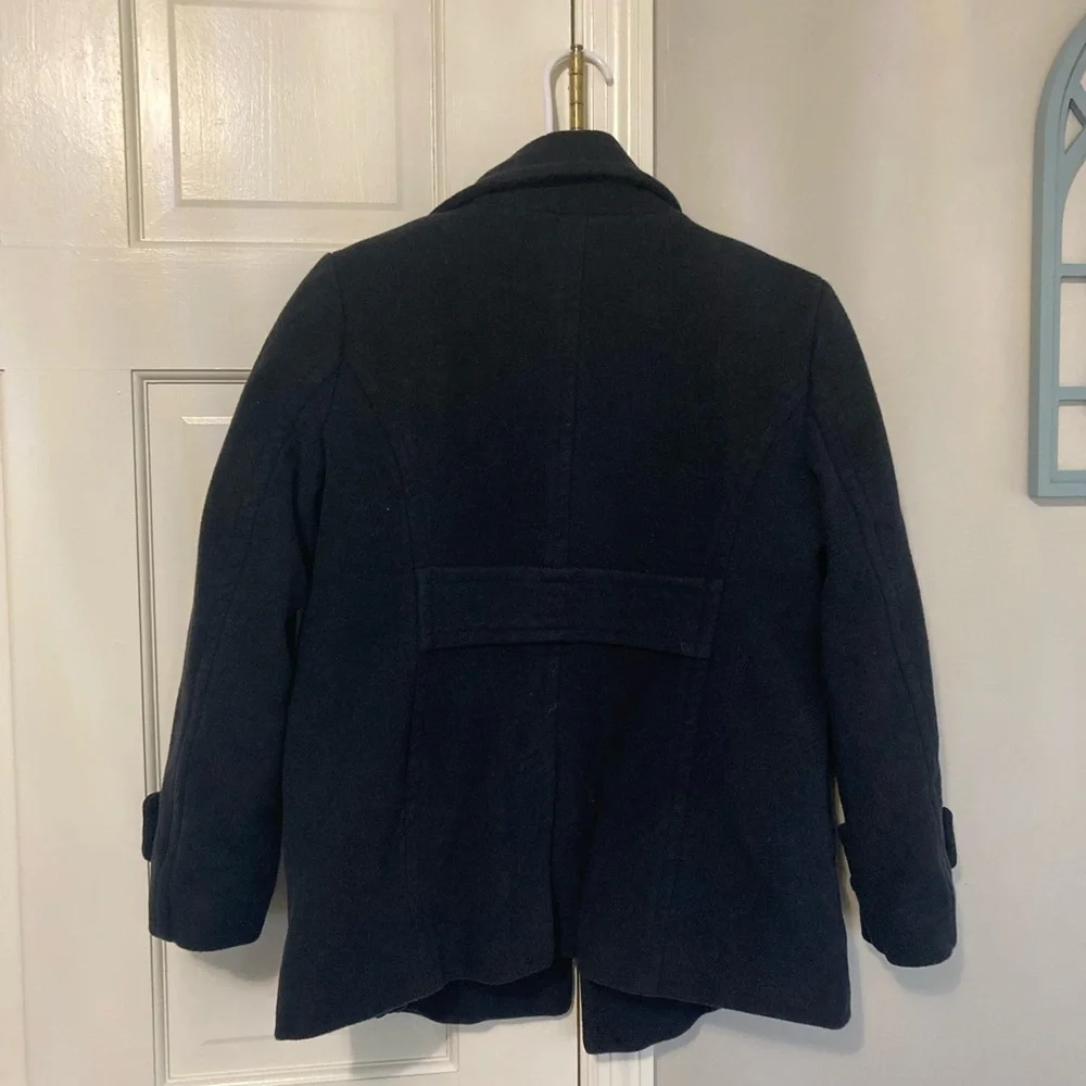 Lands' End Women's Black Peacoat - Picture 6 of 7